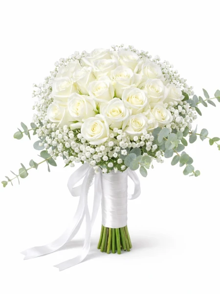 23 Beyaz Gül Gelin Çiçeği -  Salonofisbitkileri - Açelya Çiçek