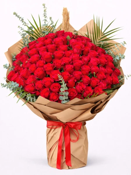 70 Kırmızı Gül Buketi -  Salonofisbitkileri - Açelya Çiçek