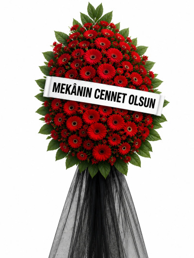 Cenaze Ferforje Kırmızı