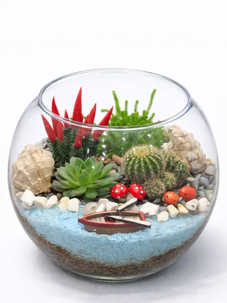 Fanus Terrarium -  Salonofisbitkileri - Açelya Çiçek