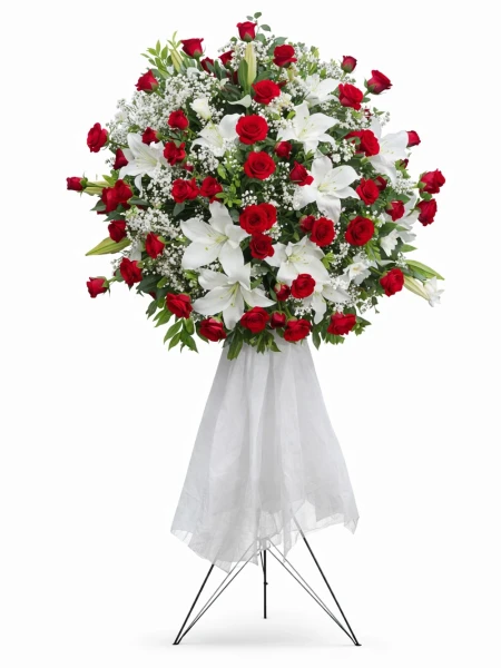 Gül Topu Ferforje -  Sepetcelenkferforje - Açelya Çiçek