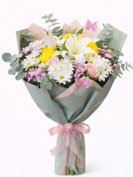 Kokulu Kır Buketi -  Salonofisbitkileri - Açelya Çiçek