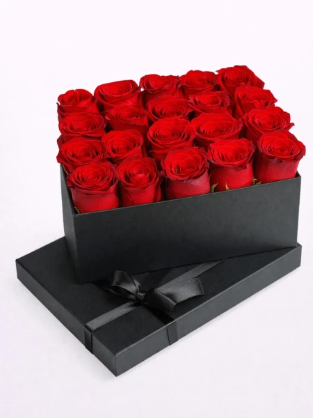 Kutuda 20 Kırmızı Gül -  Salonofisbitkileri - Açelya Çiçek