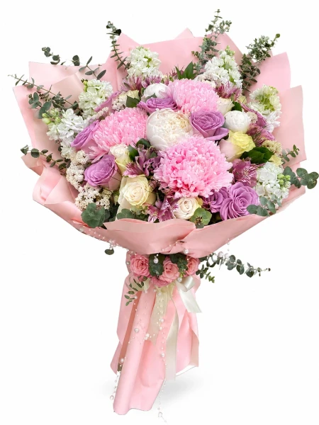 Pink Luxury Buket - Lalearanjmani - Açelya Çiçek