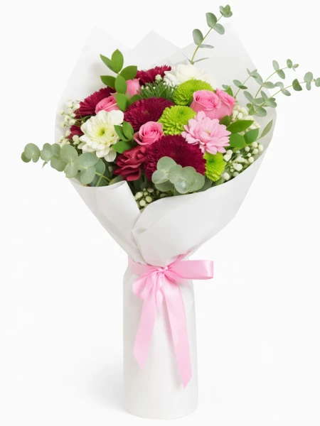 Renkli Papatya Buketi -  Salonofisbitkileri - Açelya Çiçek