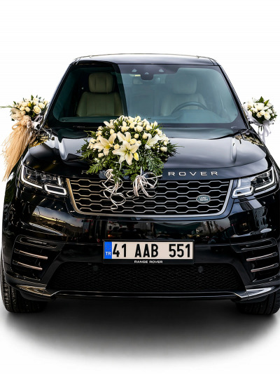 Siyah Range Rover Gelin Arabası - Gelinarabalar - Açelya Çiçek