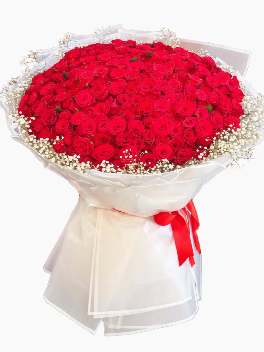 110 Kırmızı Gül Buketi - salon-ofis-bitkileri - Açelya Çiçek