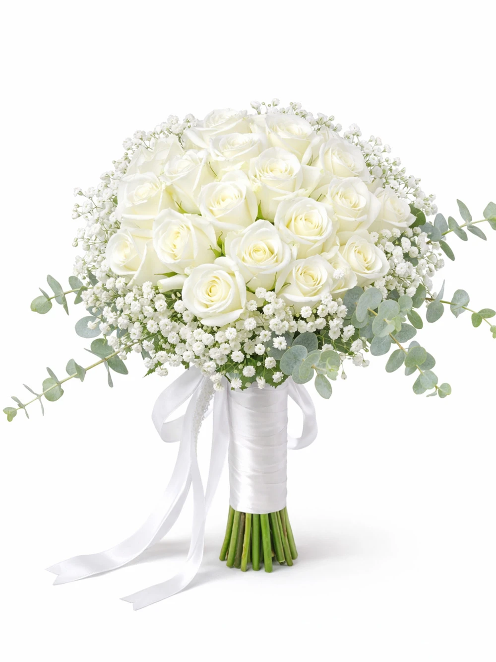 23 Beyaz Gül Gelin Çiçeği - salon-ofis-bitkileri - Açelya Çiçek