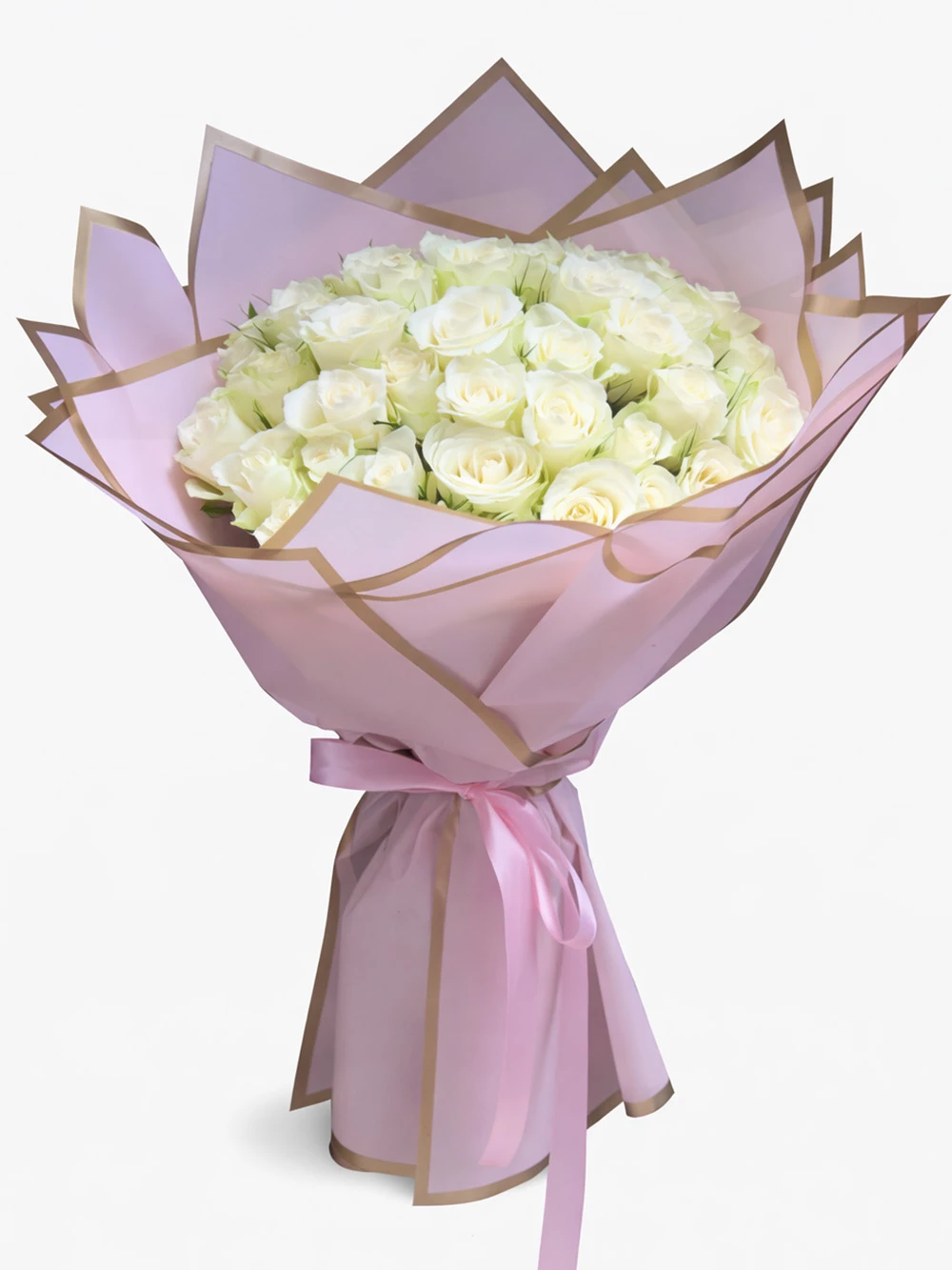 27 Beyaz Gül Buketi - salon-ofis-bitkileri - Açelya Çiçek