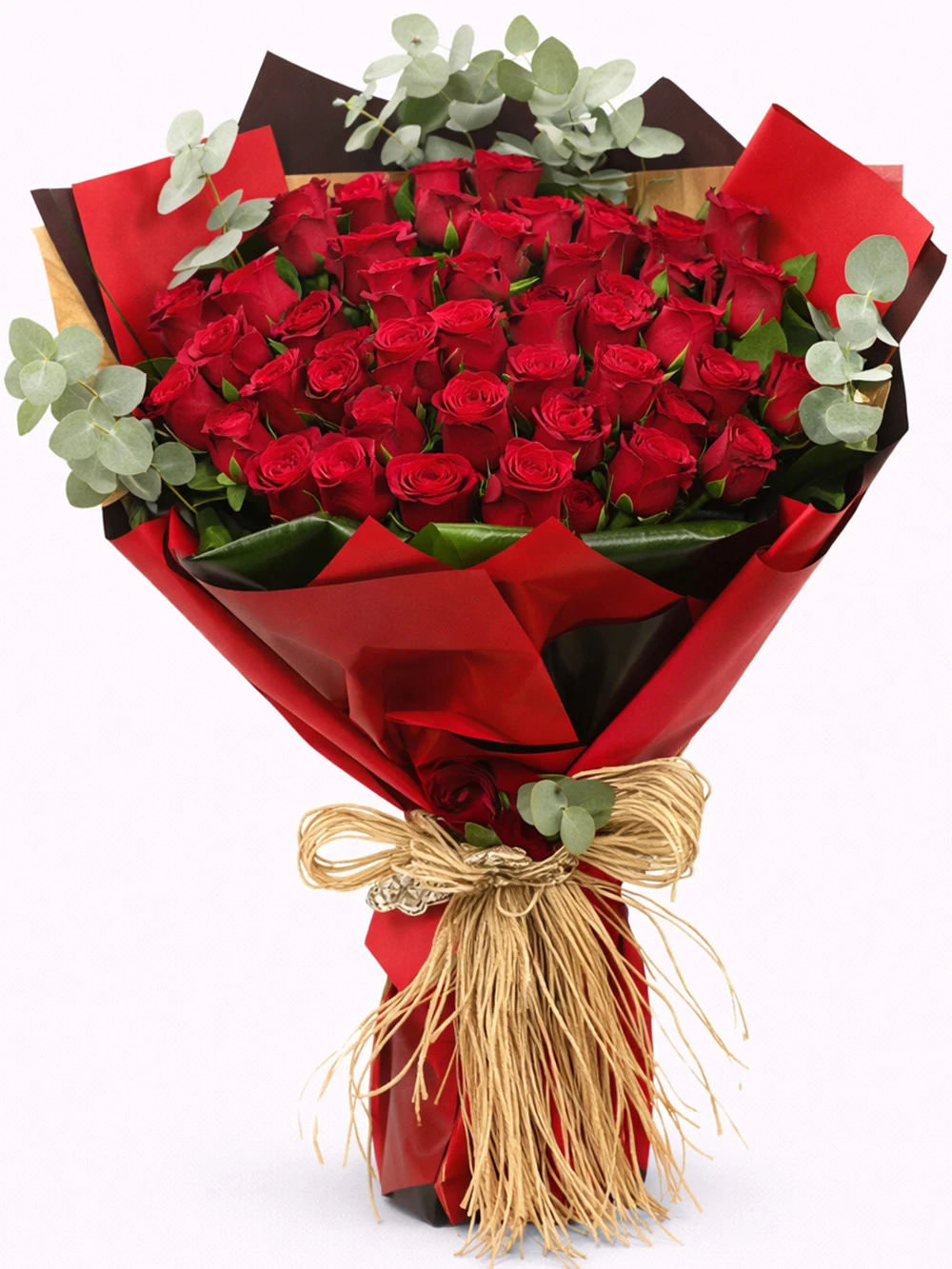 41 Kırmızı Gül Buketi - salon-ofis-bitkileri - Açelya Çiçek