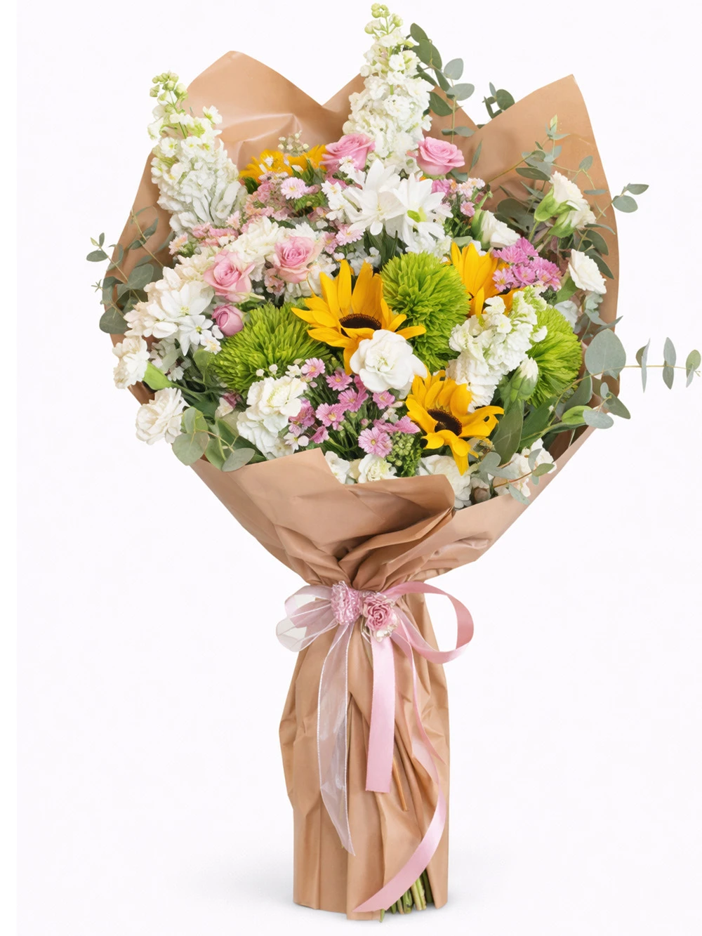 Ay Çiçeği Special Buket - salon-ofis-bitkileri - Açelya Çiçek