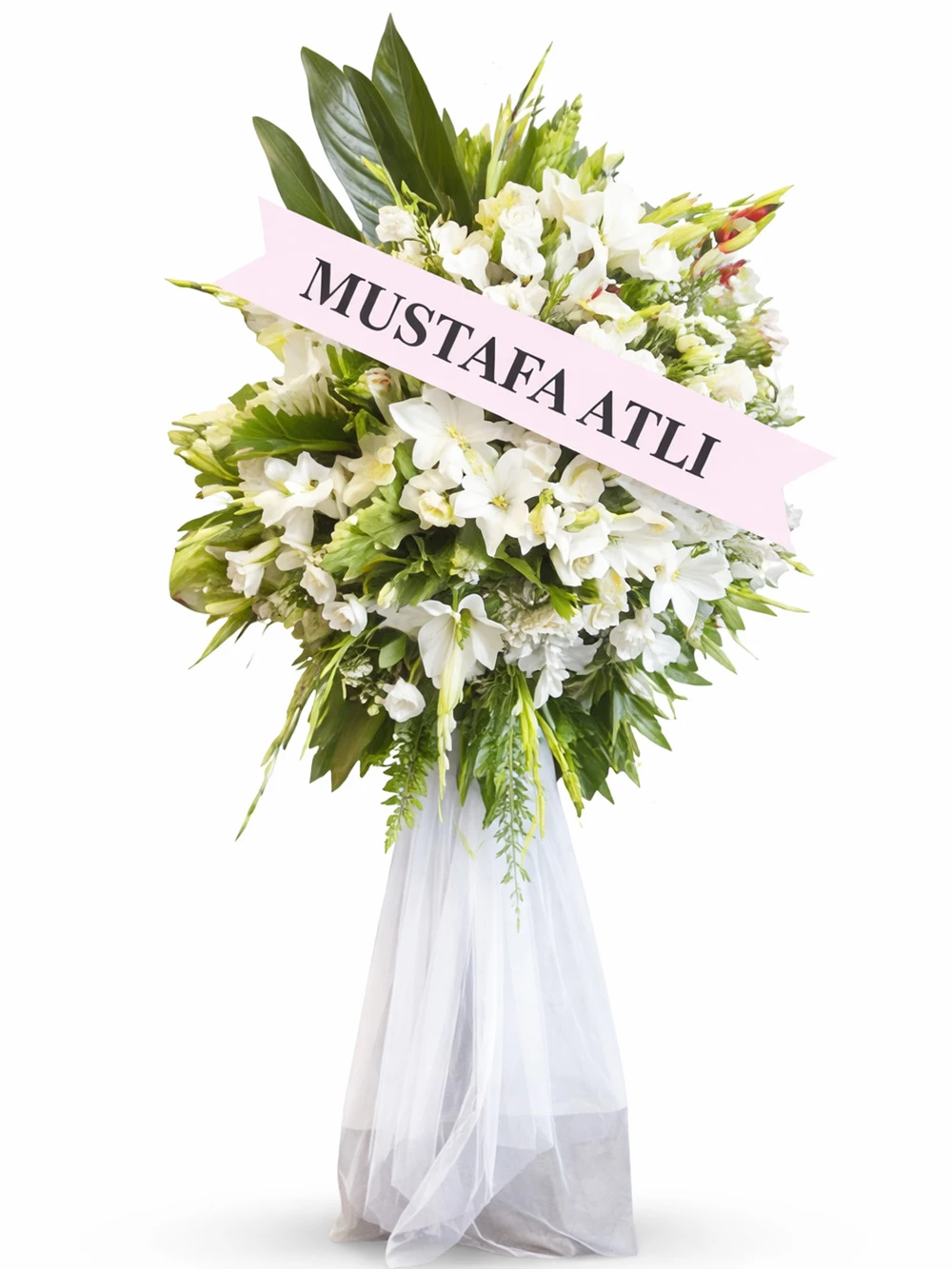 Beyaz Büyü Ferforje - sepet-celenk-ferforje - Açelya Çiçek