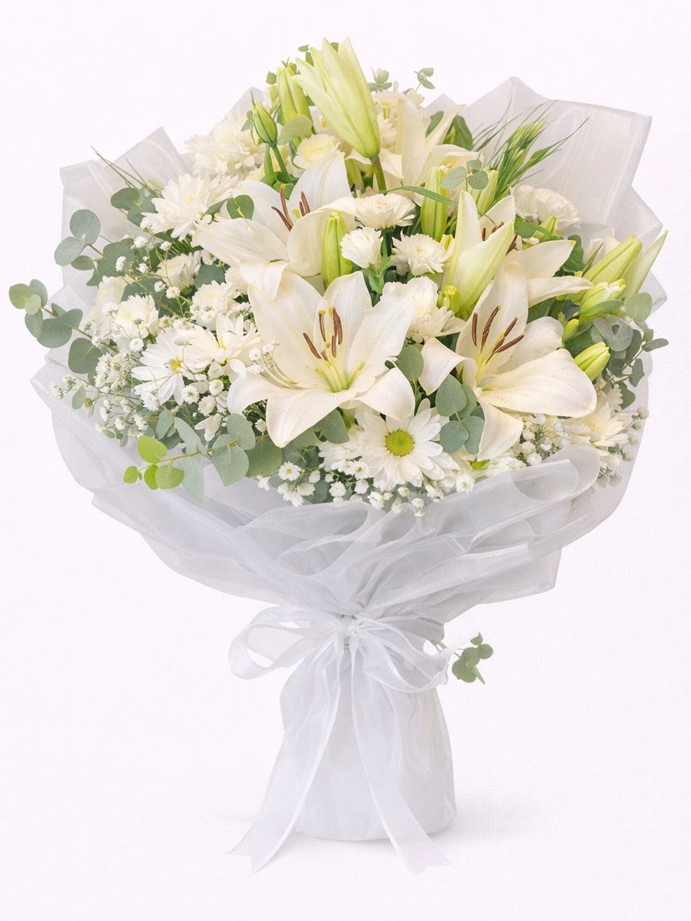 Beyaz Rüya - Çiçek Yolla - salon-ofis-bitkileri - Açelya Çiçek