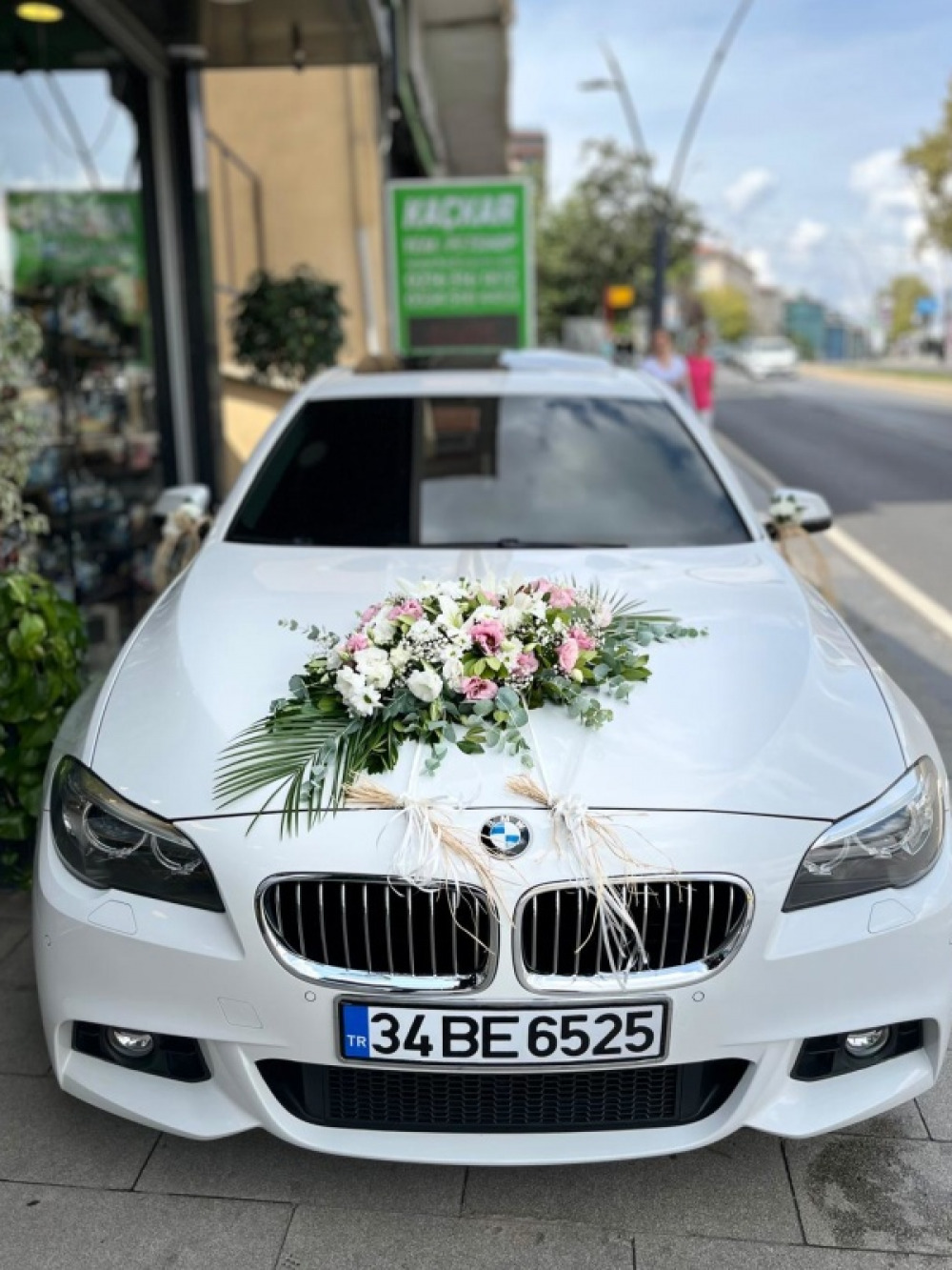 BMW Gelin Araç Süslemesi - gelin-arabalar - Açelya Çiçek