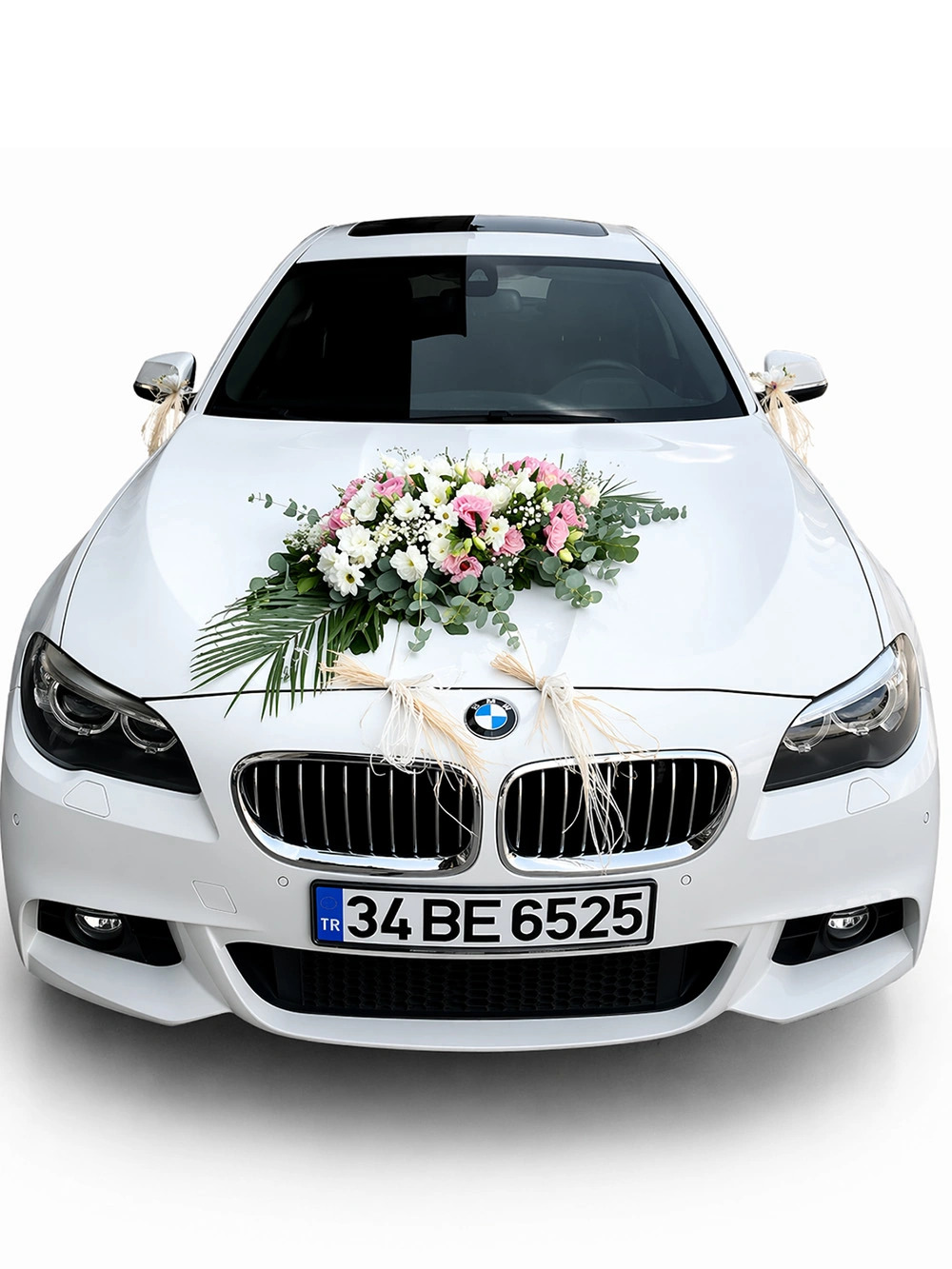 BMW Gelin Araç Süslemesi - gelin-arabalar - Açelya Çiçek