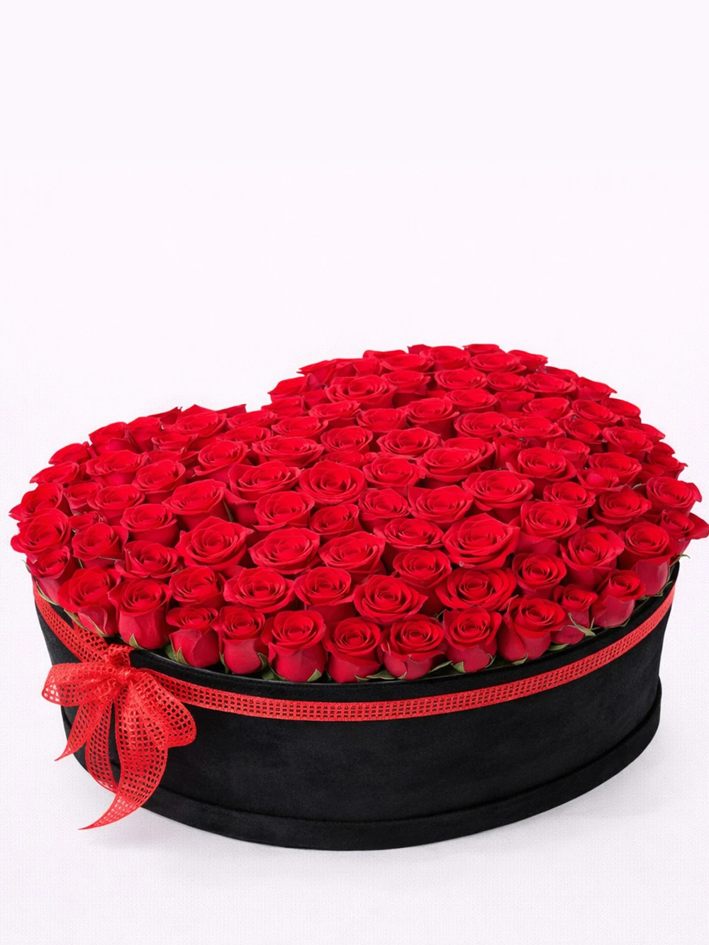 Kalp Kutuda 70 Kırmızı Gül - salon-ofis-bitkileri - Açelya Çiçek
