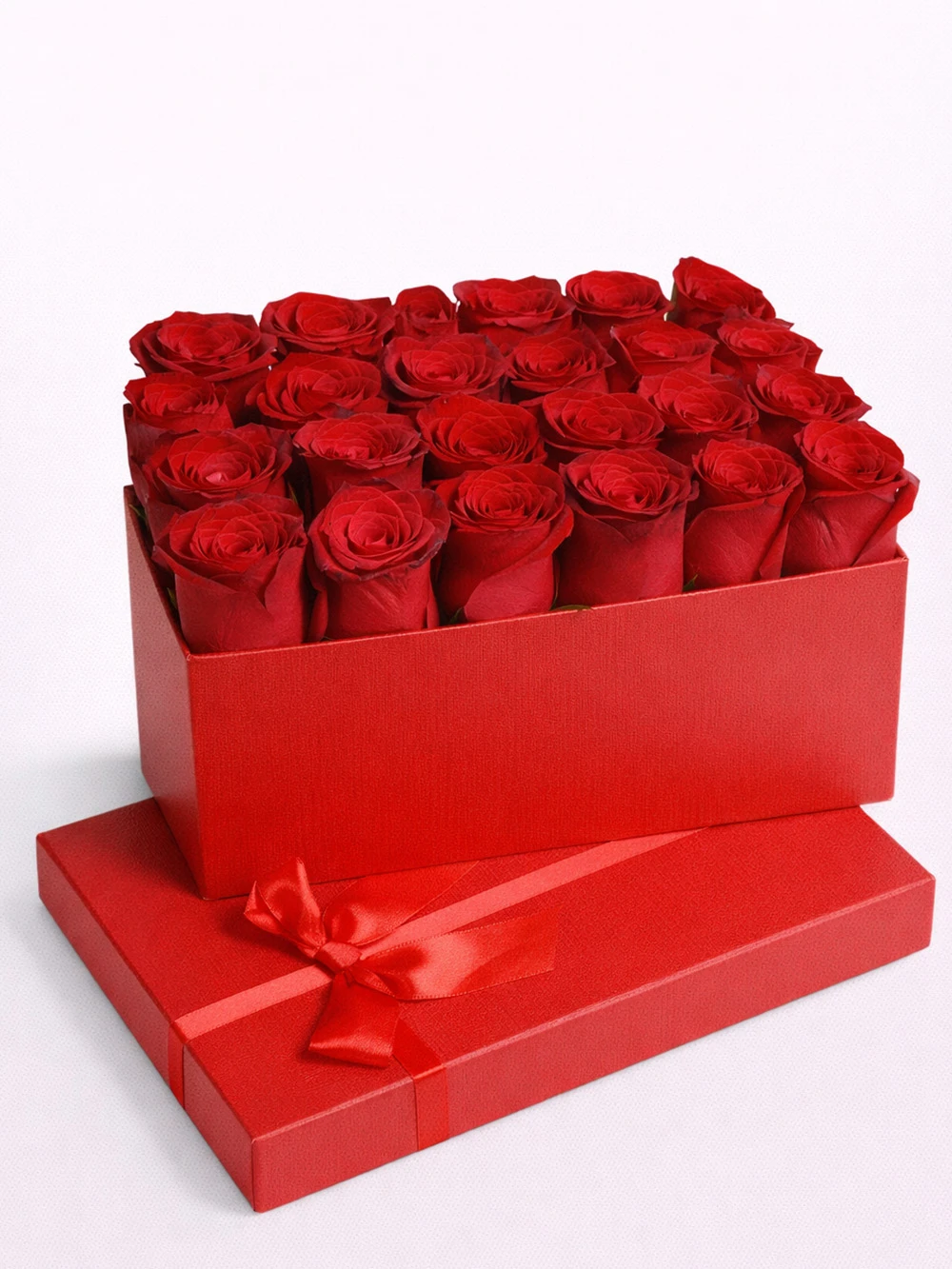 Kırmızı Kutuda 20 Kırmızı Gül - salon-ofis-bitkileri - Açelya Çiçek