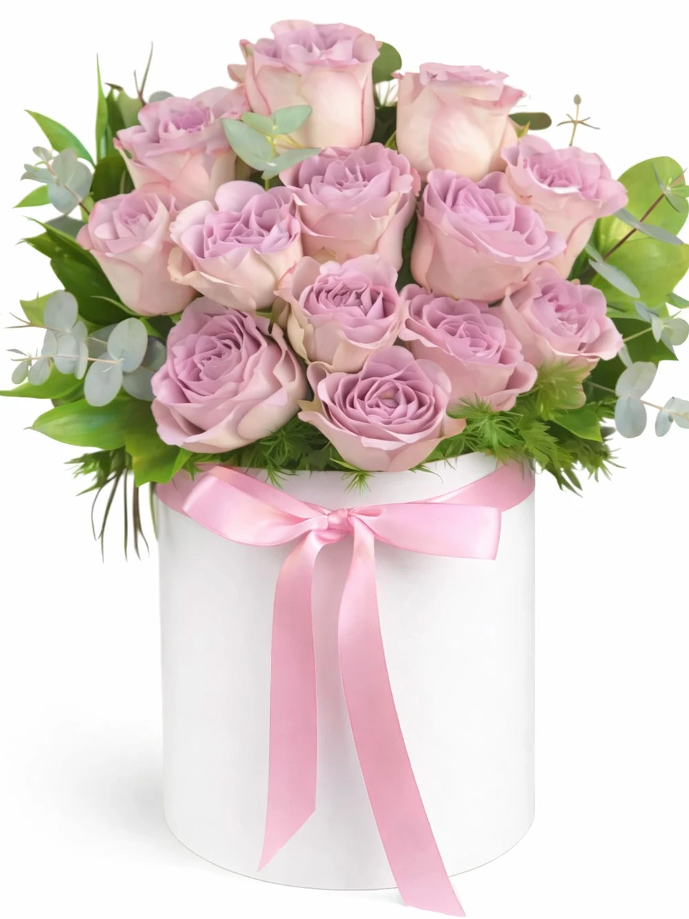 Kutuda 13 Lila Gül - salon-ofis-bitkileri - Açelya Çiçek