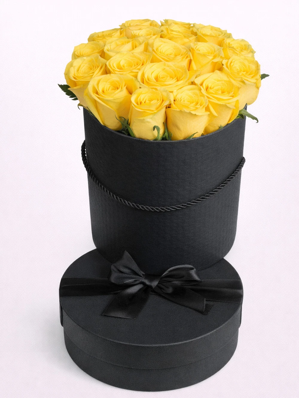 Kutuda 19 Sarı Gül - salon-ofis-bitkileri - Açelya Çiçek