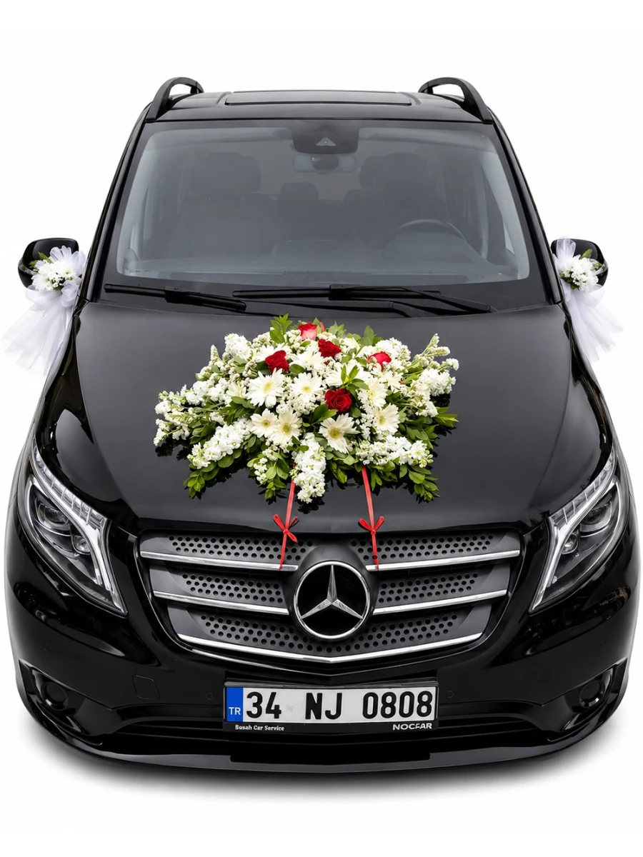 Mercedes Vito Gelin Arabası - gelin-arabalar - Açelya Çiçek
