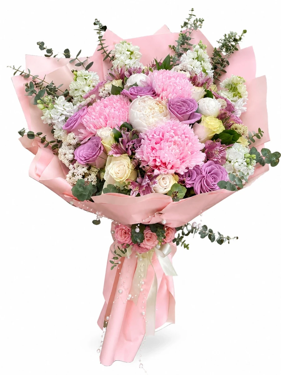 Pink Luxury Buket - lale-aranjmani - Açelya Çiçek