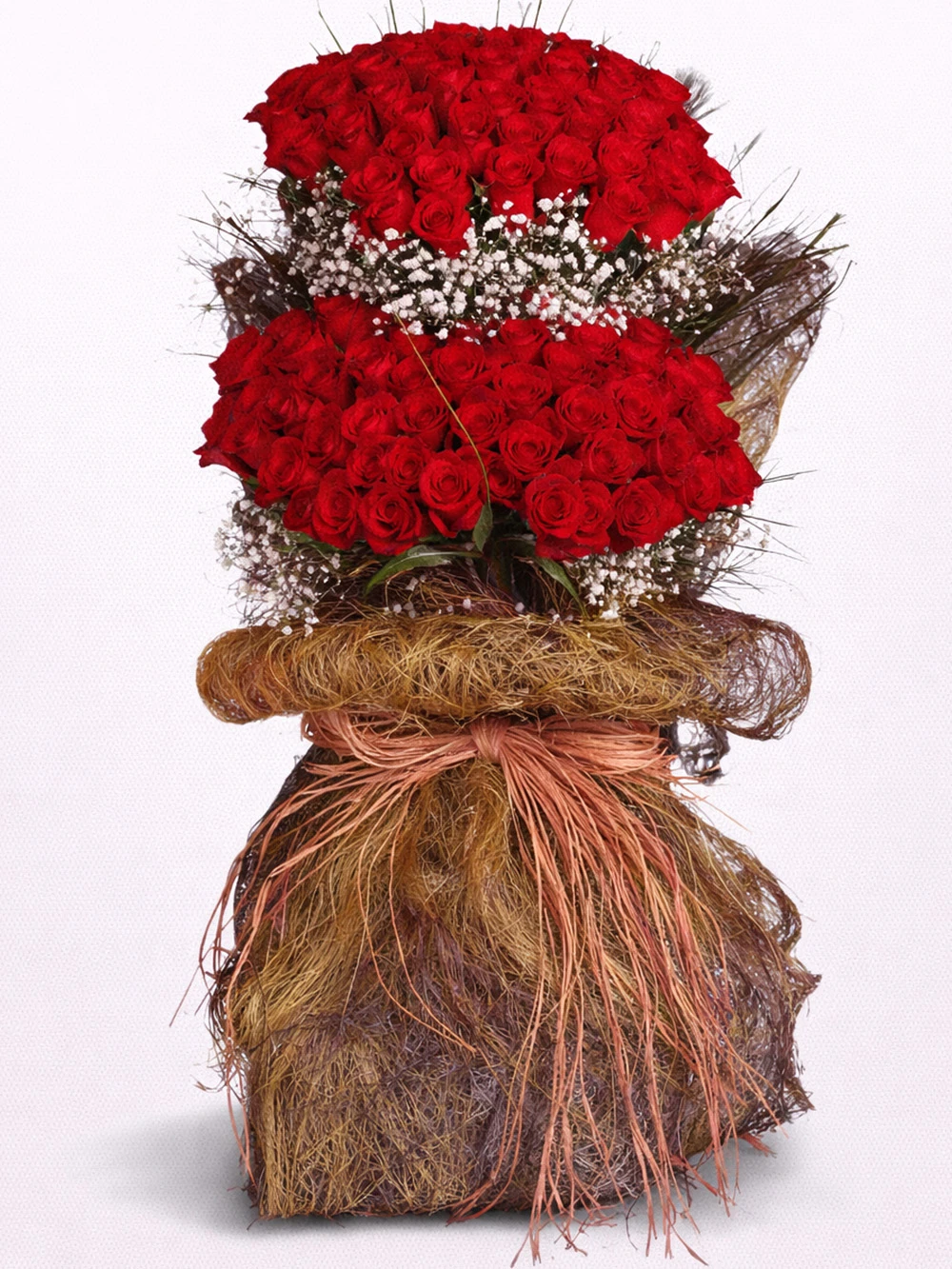 Premium 100 Gül Buketi - salon-ofis-bitkileri - Açelya Çiçek