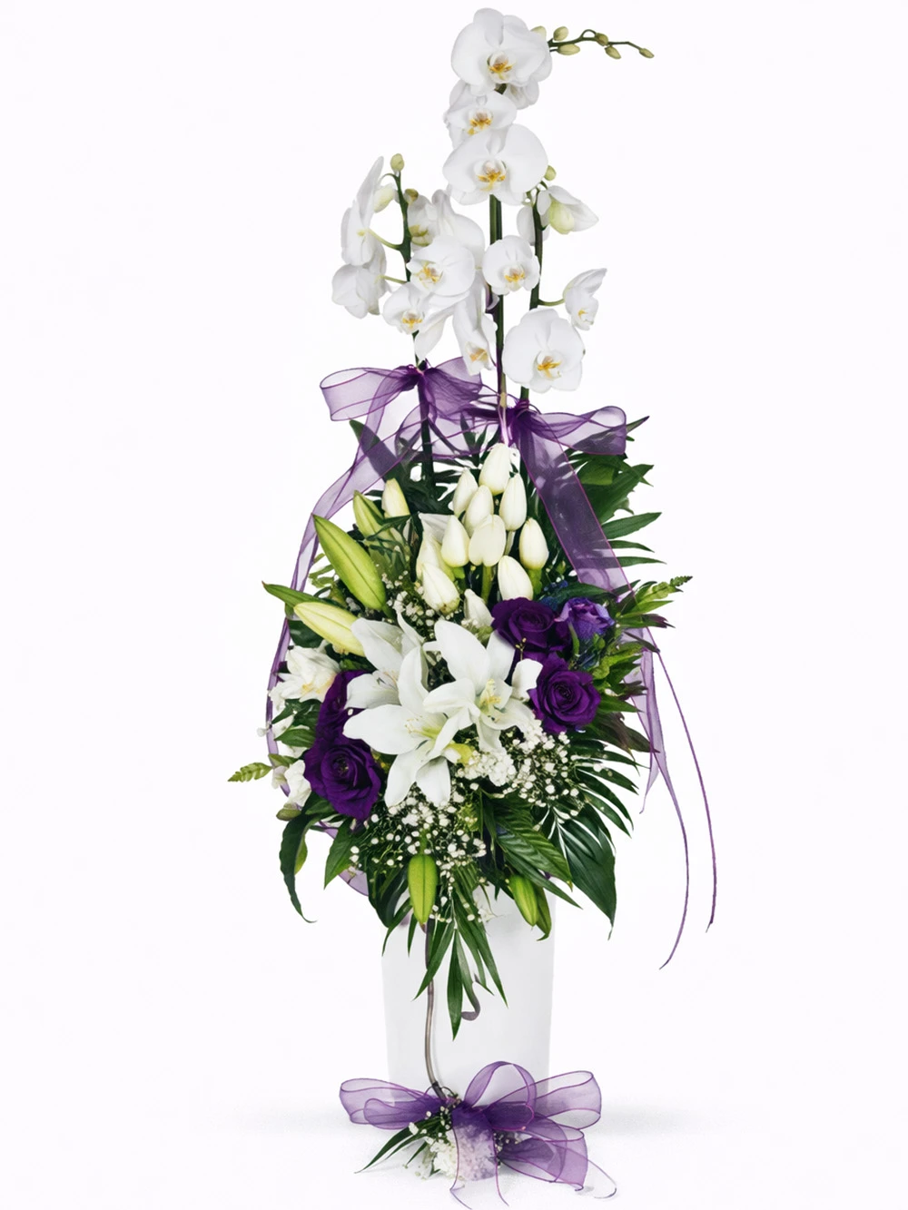 Prenses Orkide Aranjmanı - salon-ofis-bitkileri - Açelya Çiçek