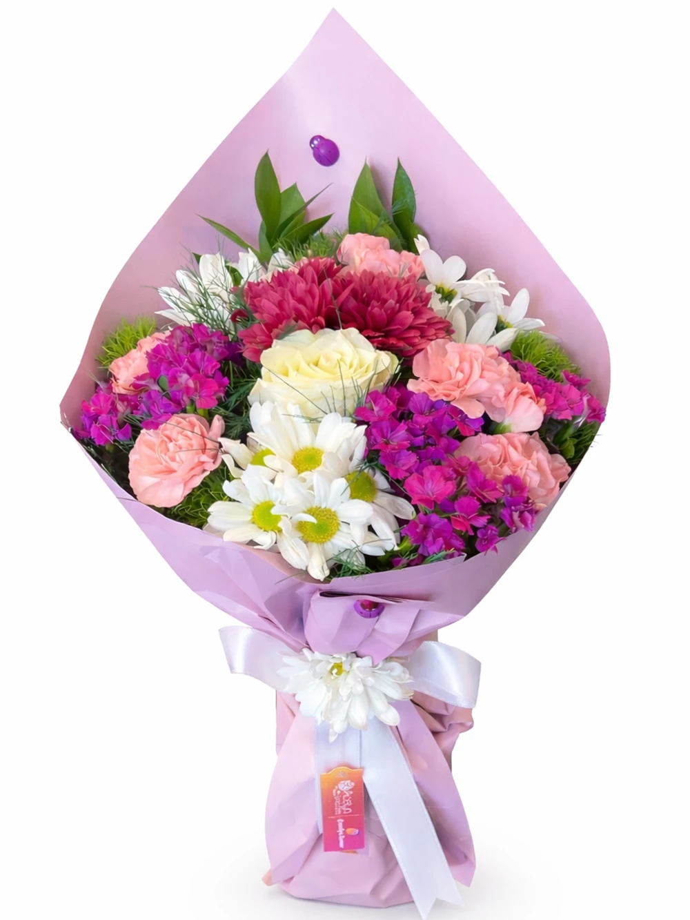 Renkli Buket - salon-ofis-bitkileri - Açelya Çiçek