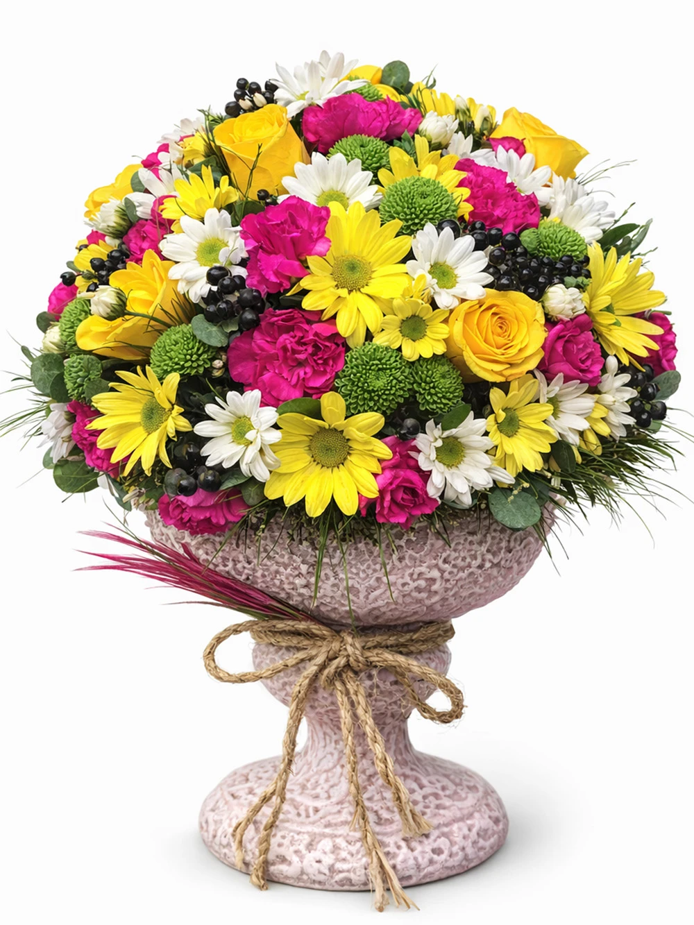 Seramikte Special Aranjman - salon-ofis-bitkileri - Açelya Çiçek