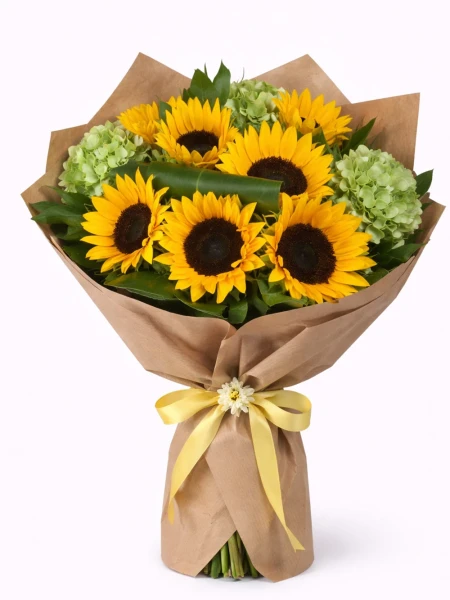 12 Ayçiçeği Buketi