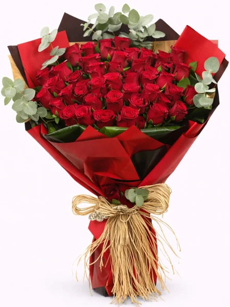41 Kırmızı Gül Buketi