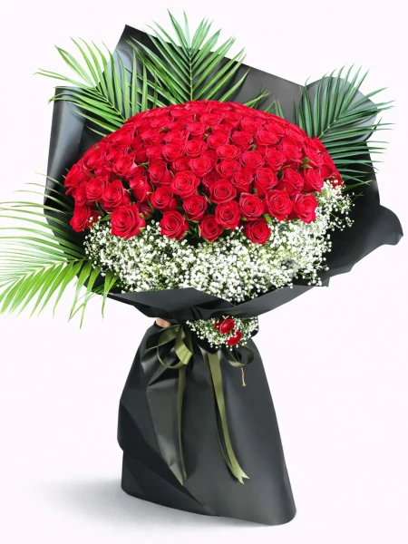 60 Kırmızı Gül Buketi