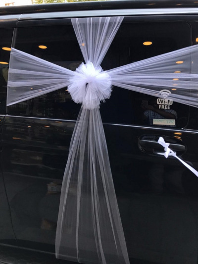 Beyaz Gelin  Damat Arabası - gelin-arabalar - Açelya Çiçek