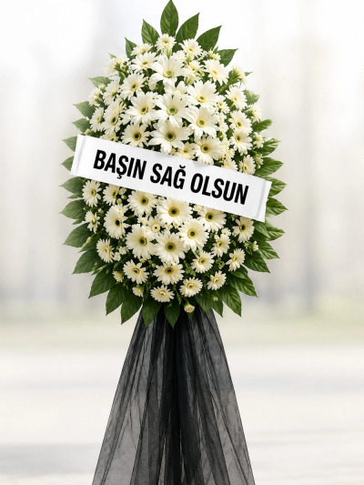 Cenaze Ferforje Beyaz