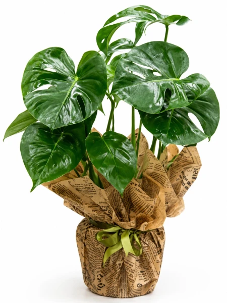 Deve Tabanı Monstera Hediye Paketli