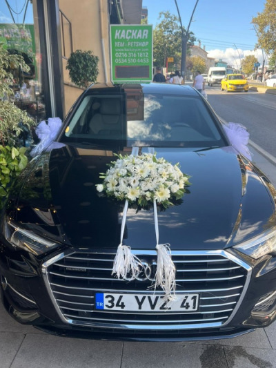 Gelin arabası süsü - gelin-arabalar - Açelya Çiçek