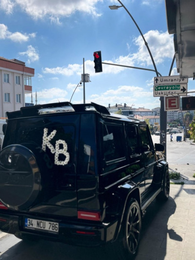 Gelin Araç Süslemesi - gelin-arabalar - Açelya Çiçek