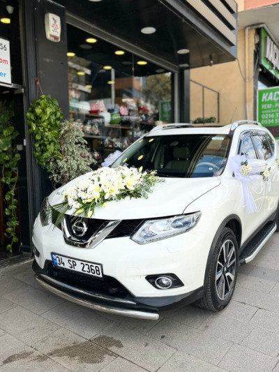 Gelin Araç Süslemesi - gelin-arabalar - Açelya Çiçek