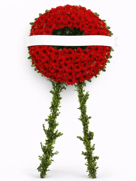 Kırmızı Cenaze Çelengi
