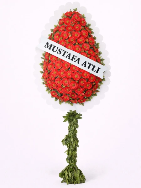 Kırmızı Yapay Ayaklı Sepet