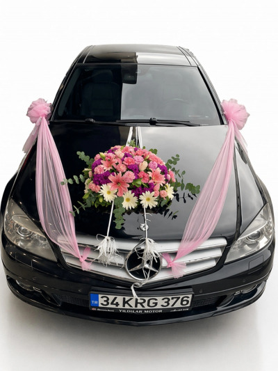 Pembe Gelin Arabası - gelin-arabalar - Açelya Çiçek
