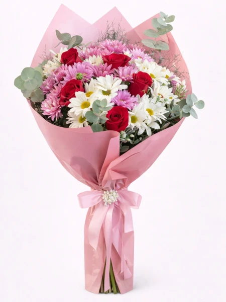 Pembe Kırmızı Buket