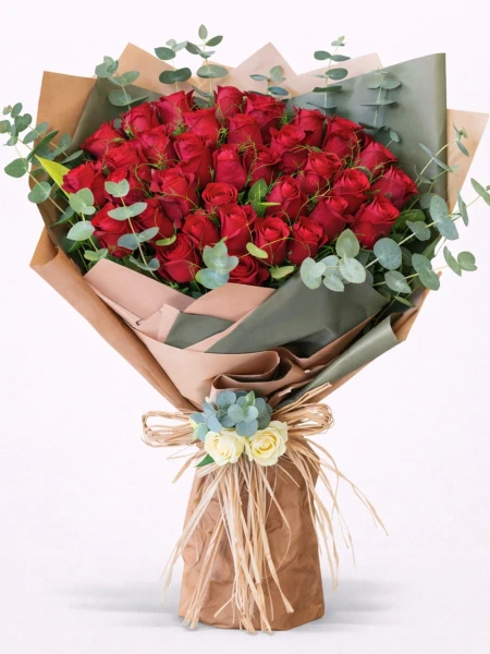 Premium 25 Kırmızı Gül Buketi