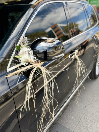 Siyah Volvo Gelin Arabası - gelin-arabalar - Açelya Çiçek