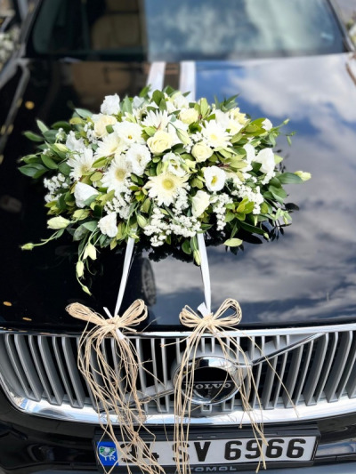 Siyah Volvo Gelin Arabası - gelin-arabalar - Açelya Çiçek